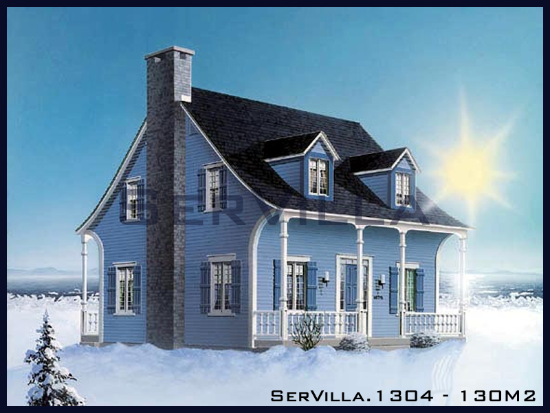 130 m2 Çelik Konstrüksiyon Villa Modeli 4