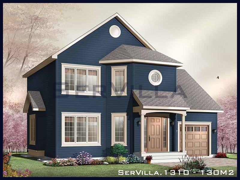 130 m2 Çelik Konstrüksiyon Villa Modeli 10