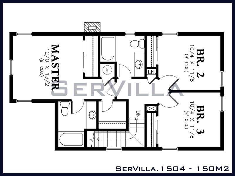 150 m2 Çelik Konstrüksiyon Villa Modeli 4