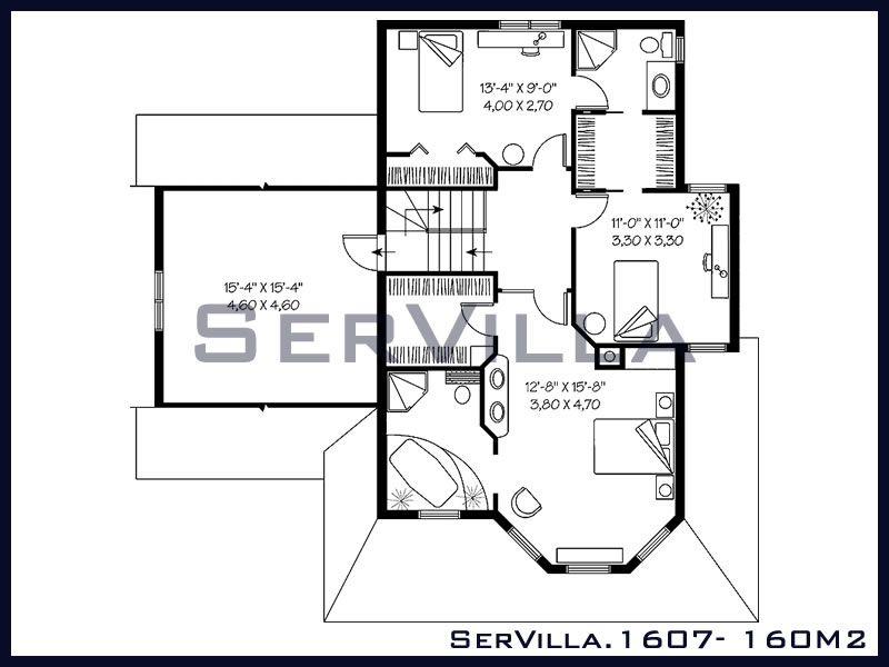 160 m2 Çelik Konstrüksiyon Villa Modeli 7