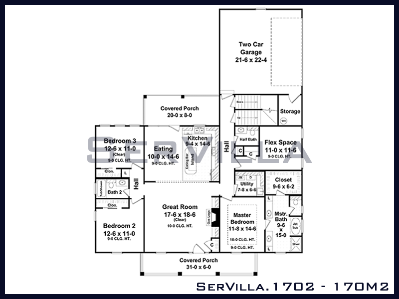 170 m2 Çelik Konstrüksiyon Villa Modeli 2