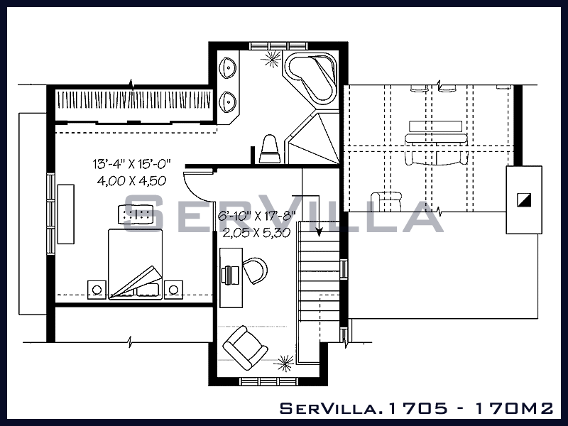 170 m2 Çelik Konstrüksiyon Villa Modeli 5