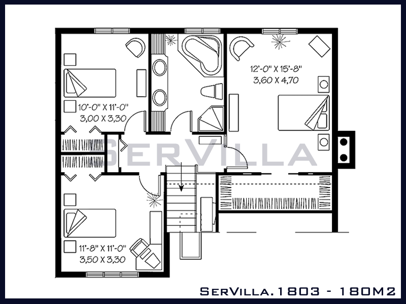 180 m2 Çelik Konstrüksiyon Villa Modeli 3