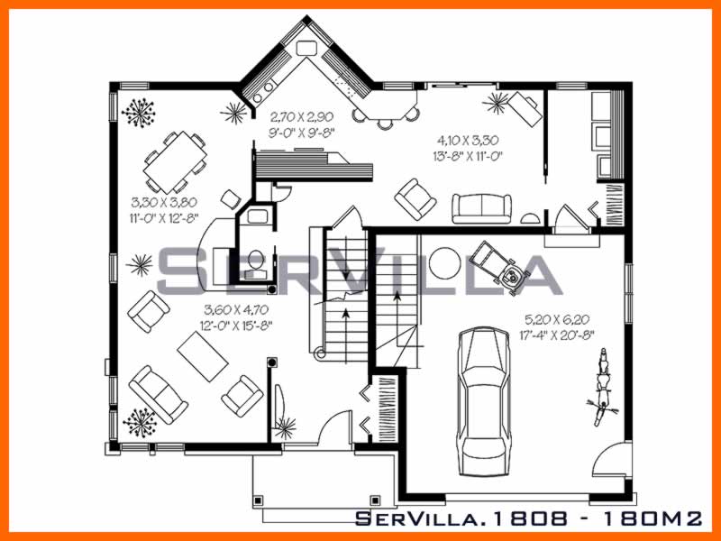 180 m2 Çelik Konstrüksiyon Villa Modeli 8