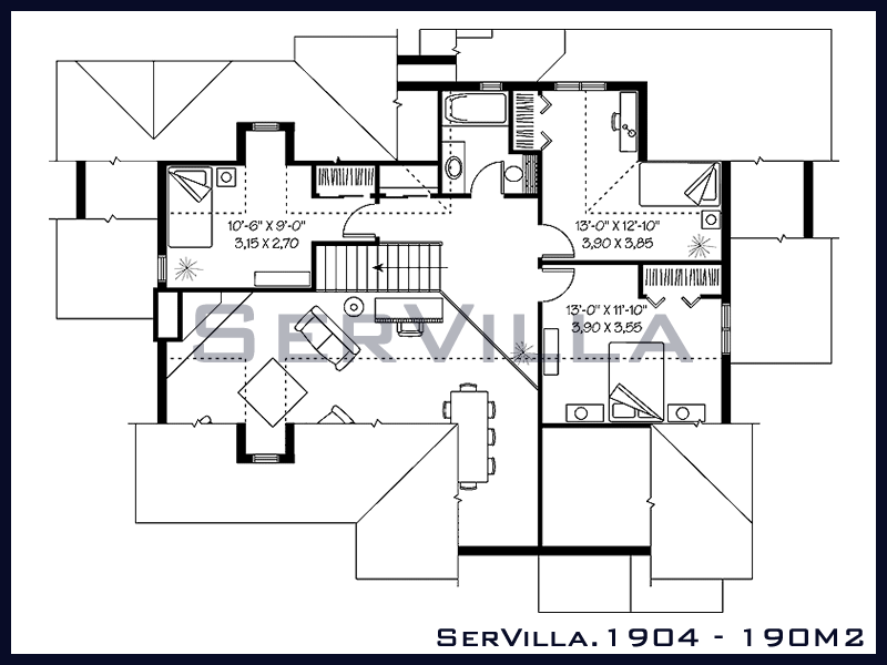 190 m2 Çelik Konstrüksiyon Villa Modeli 4