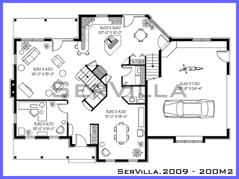 200 m2 Çelik Konstrüksiyon Villa Modeli 9