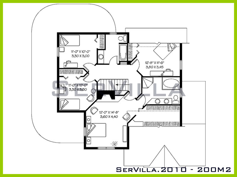 200 m2 Çelik Konstrüksiyon Villa Modeli 10