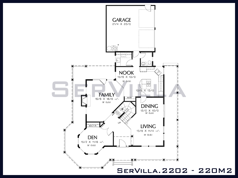 220 m2 Çelik Konstrüksiyon Villa Modeli 2