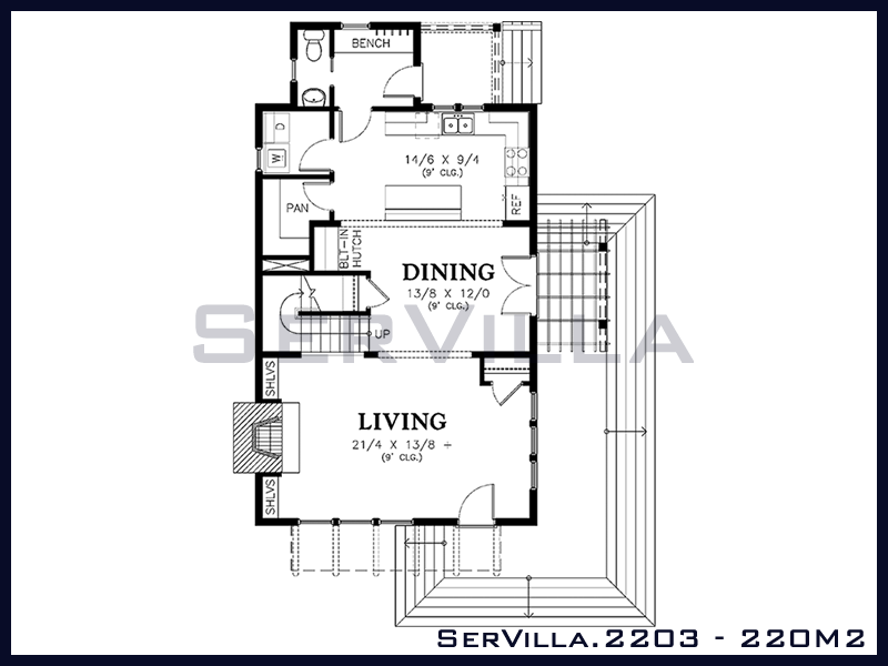 220 m2 Çelik Konstrüksiyon Villa Modeli 3