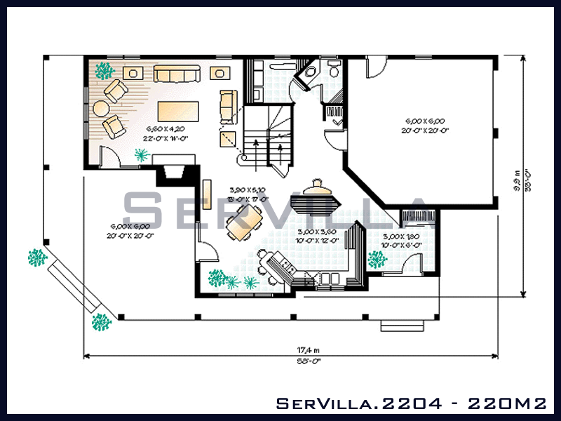 220 m2 Çelik Konstrüksiyon Villa Modeli 4