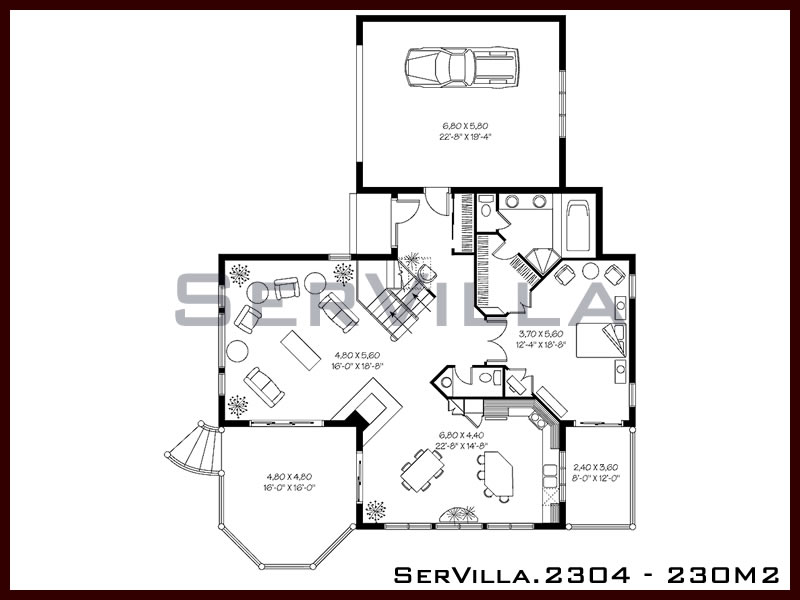 230 m2 Çelik Konstrüksiyon Villa Modeli 4